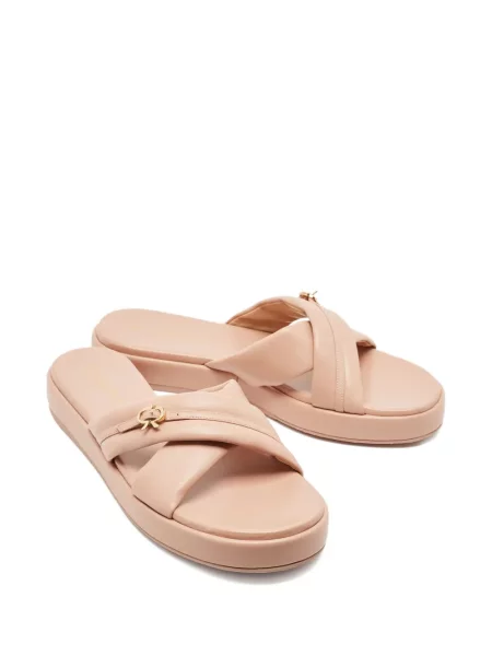 Sandale Gianvito Rossi din piele roz