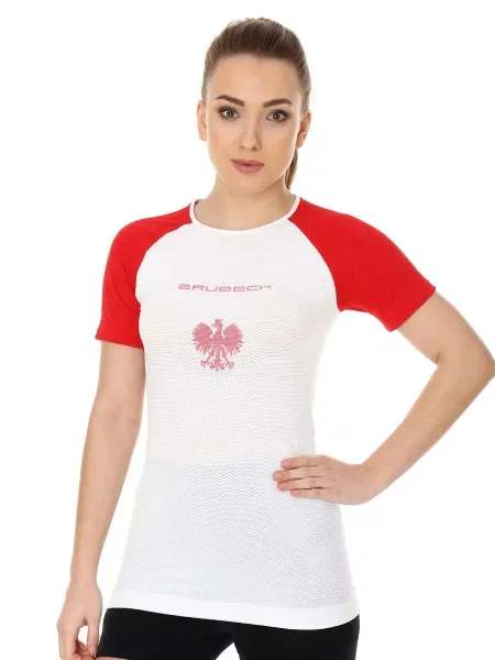 Koszulka z krótkim rękawem Brubeck 3D Husar PRO biała