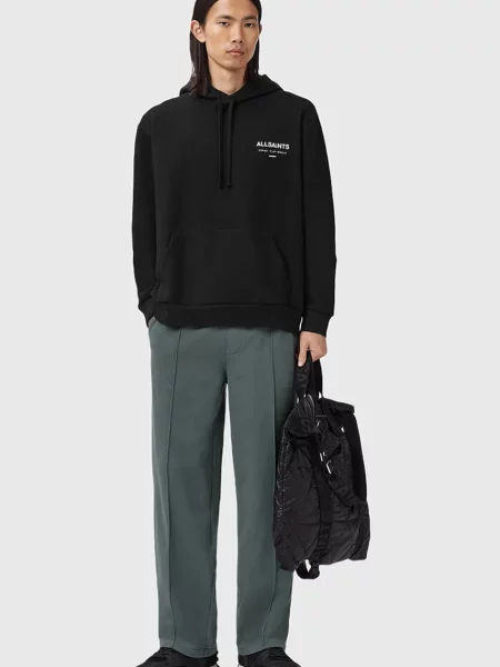 Спортивні штани AllSaints MILO однотонні сірий