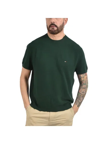 Tricou Tommy Hilfiger verde