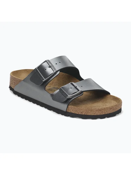 BIRKENSTOCK Arizona BF Narrow metálfekete flip-flopok. Méret: 36 EU fekete