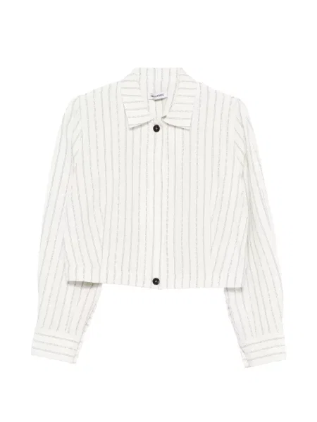 Geacă Low Classic cu dungi clasică alb