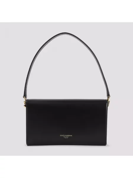 Torebka Dolce And Gabbana skórzana czarna