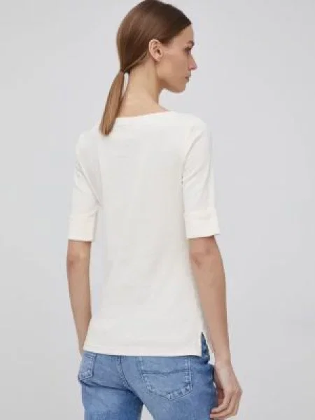 Tričko Lauren Ralph Lauren dámský béžová