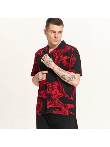 Рубашка Cropp красная