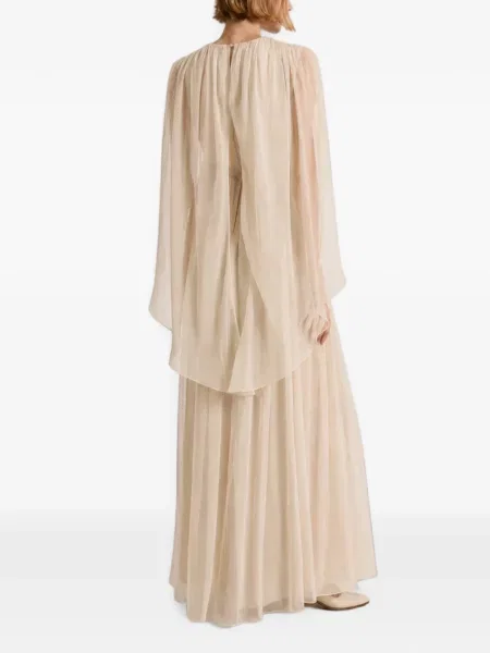 Selyem maxi ruha Alberta Ferretti fehér