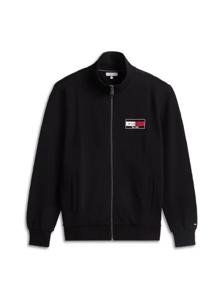 TOMMY HILFIGER Hanorac Brand Love roșu / negru alb