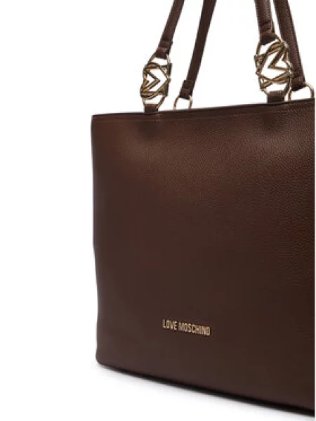Kabelka LOVE MOSCHINO hnedá