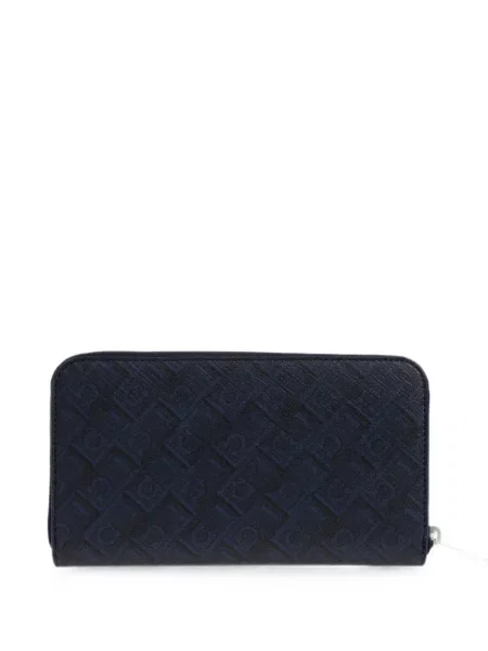 Portofel Ferragamo din piele albastru