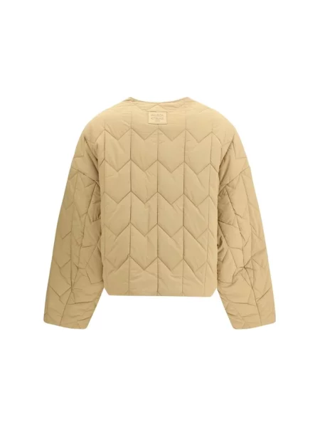 Maison Kitsuné Kurtki Kobieta XS Kurtka pikowana brązowy