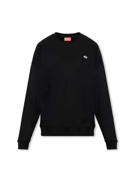 Bluza Diesel z długim rękawem czarna