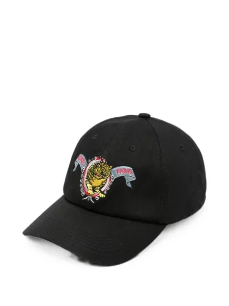 Șapcă Kenzo cu broderie cu dungi de tigru negru