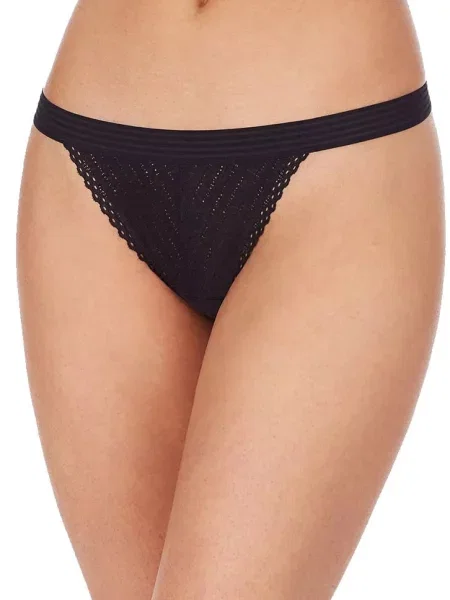 Женские трусики стринг с кружевом чорні