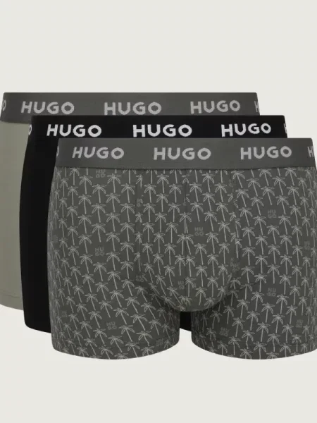 Boxeri Hugo Boss Trunk Design Black M gri