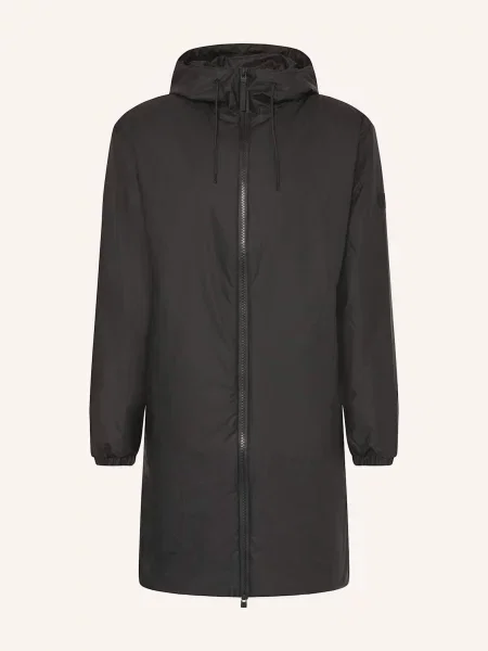 Rains Płaszcz Przeciwdeszczowy schwarz czarny