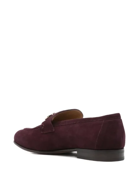 Pantofi loafer Ferragamo fără toc roșu