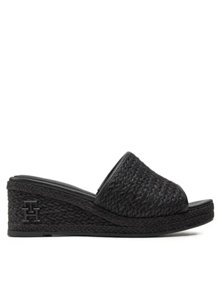 Tommy Hilfiger Espadrile negru