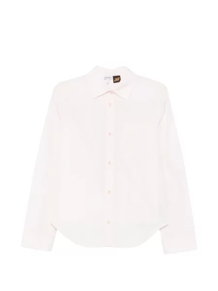 Cămașă Loewe cu broderie roz