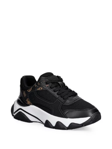 Sneakerși Guess cu imagine chunky negru