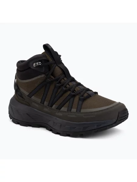 Încălțăminte de drumeție pentru bărbați Jack Wolfskin Wild Hike Texapore Mid obsidian moss