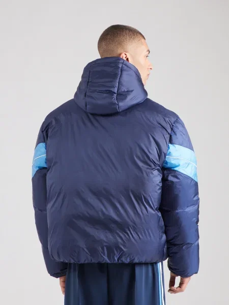 ELLESSE Téli dzseki Pollas tengerészkék / világoskék fehér
