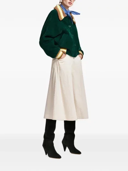 Cardigan Essentiel Antwerp cu dungi verde