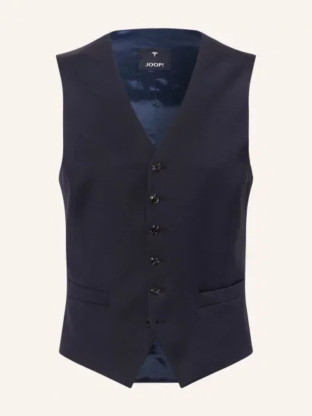 Joop! Obleková Vesta Wackno Slim Fit tmavě modrá