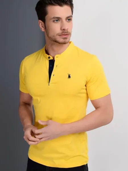 Koszulka polo Dewberry żółta