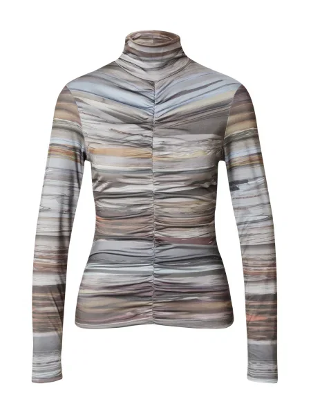 Hosbjerg Tričko Lyra pastelovo / kapučíno / farby bahna / svetlosivá modrá