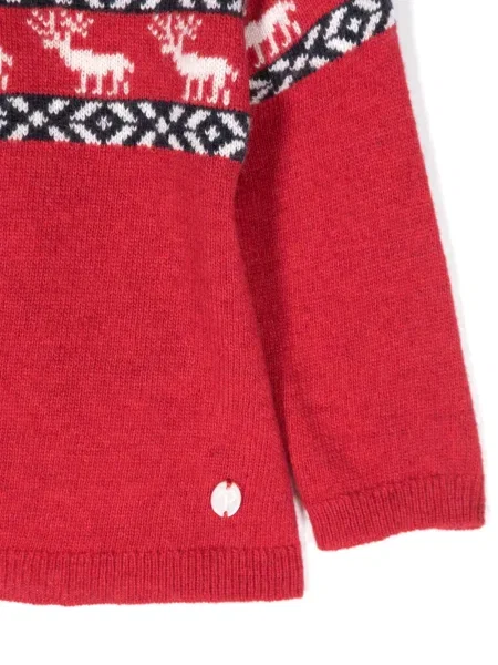 Sweter dziecięcy Patachou czerwony