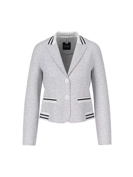 Marynarka Marc Cain z dżerseju szara