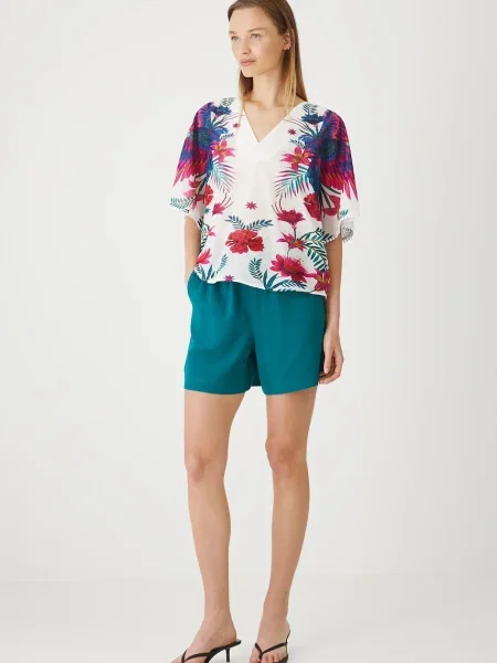 Блуза Medicine дамска с десен бяло