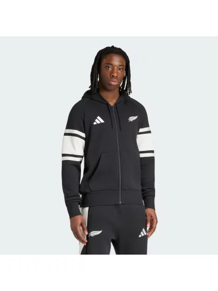 Mikina s kapucí All Blacks Leisurewear na bílá