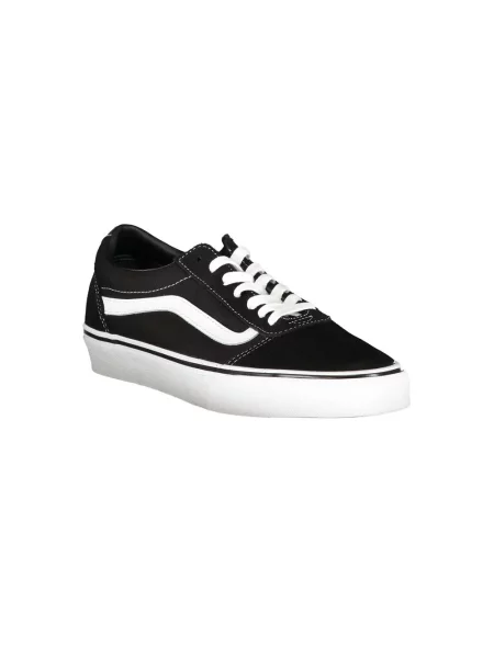Lniane sneakersy Vans czarne
