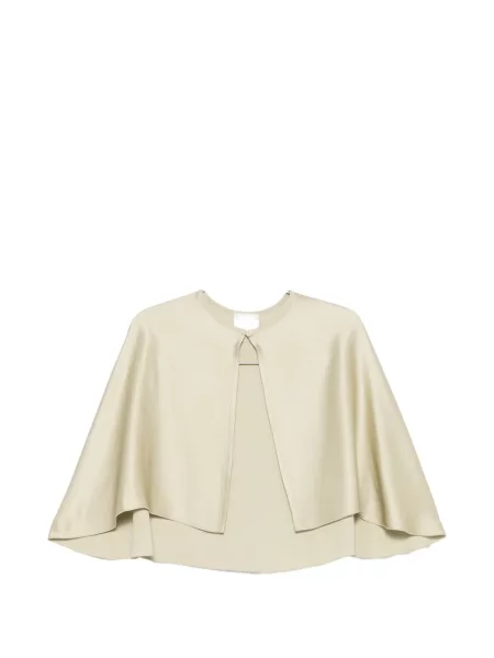 Top Forte_forte din satin verde