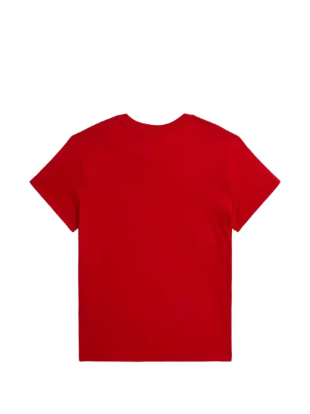 Satenske rukavice Polo Ralph Lauren s vezom s vezicama smeđa
