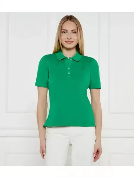Tommy Hilfiger Tenisz póló | pique zöld