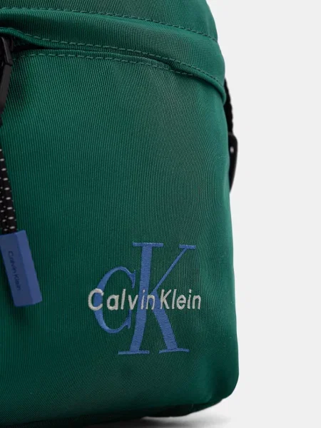Calvin Klein Válltáska Bold Reporter zöld