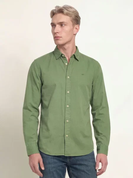 Camel Active Košile Regular Fit zelená