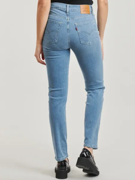 Blugi drepți Levi's® cu talie înaltă albastru