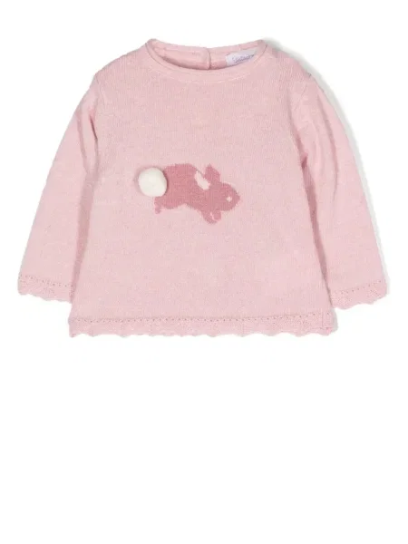 Sweter dziecięcy Patachou różowy