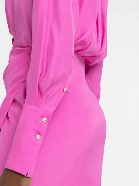 Rochie tip cămașă Gauge81 roz