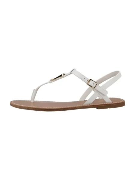 Chiloți Tommy Hilfiger din piele alb