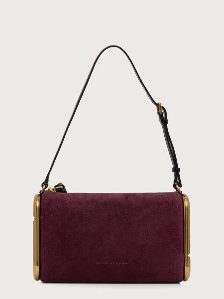 MARC JACOBS SMALL SHOULDER BAG geantă pentru femei din piele întoarsă