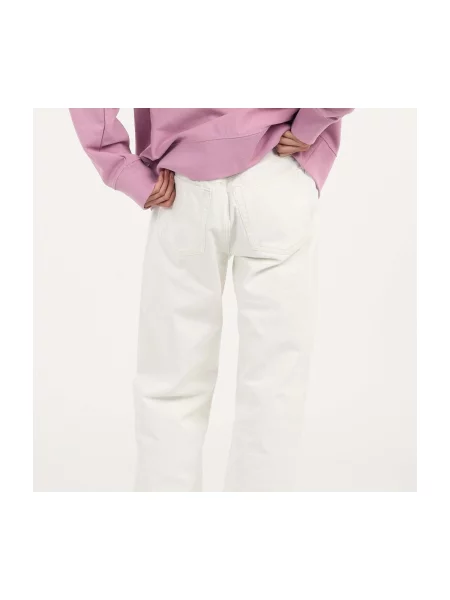 Pantaloni Calvin Klein Jeans alb