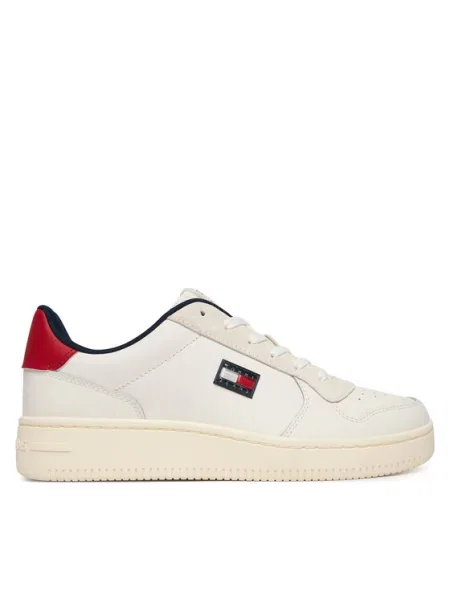Tommy Jeans Tenisice Tjm Retro Basket bijela