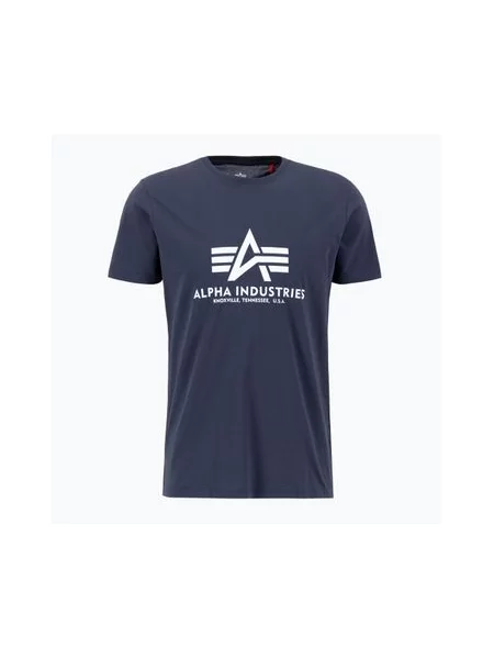 Футболка Alpha Industries Basic navy синя