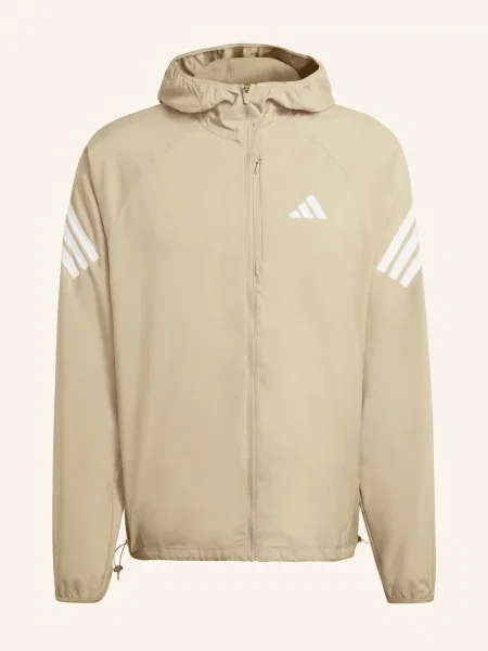 Adidas Běžecká Bunda světle hnědá bílá