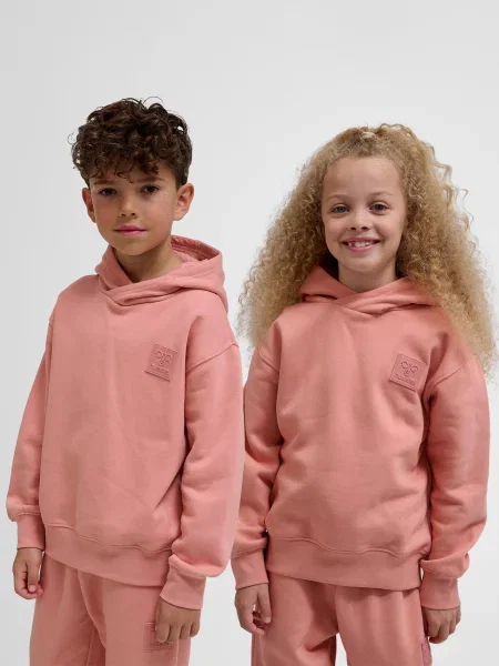 Bluza z kapturem dla dzieci Hummel Clean różowa
