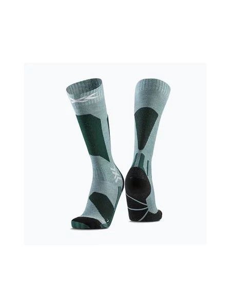 Гірськолижні шкарпетки X-Socks Ski Discover Otc шавлія зелений/англійський газон зелені